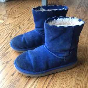 Girls Blue UGG boots